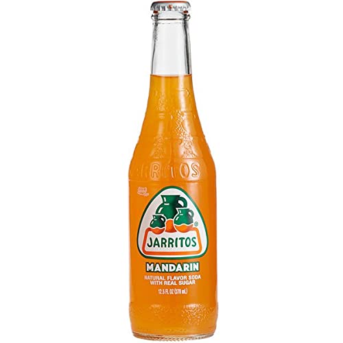 [Pack of 12] [Free Measuring Spoon] Jarritos Soft Drink, Shipping w/ Pulp Shipper For Safer Shipping - 12.5 Fl Oz (Mandarin)