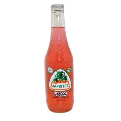 New 805429 Jarritos Soda 12.5Oz Guava Glass (24-Pack) Hispanic Cheap Wholesale Discount Bulk Beverag