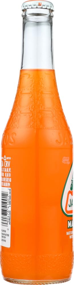 Jarritos Mexican Soda, 12.5 Oz Glass Bottle (Pack of 4) (Mandarin (Mandarina)) by Jarritos