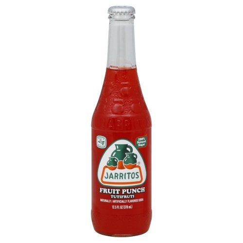 Jarritos Mexican Soda, 12.5 Oz Glass Bottle (Pack of 4) (Fruit Punch (Tutifruti)) by Jarritos