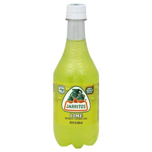 Jarritos Lime Soda Plastic Bottle, 16.9-Ounce (Pack of 24)
