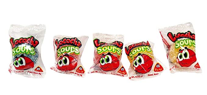 BENY LOCOCHAS SOURS PEG BAG 4 OZ 14 PCS