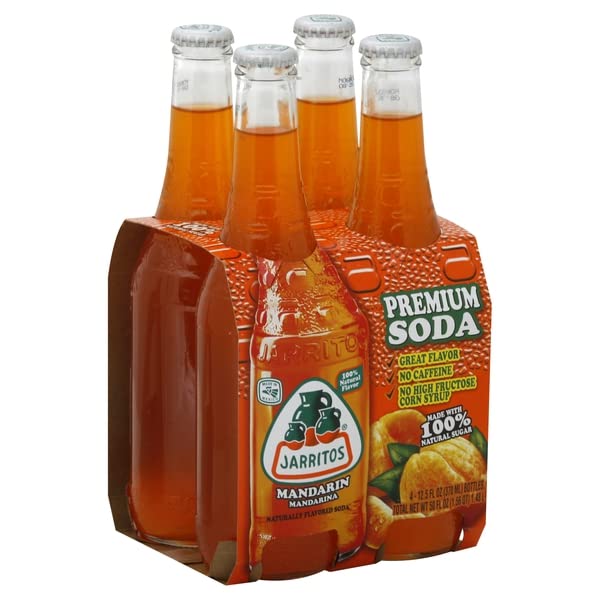 Jarritos, Soda, Premium, Mandarin, 50 Ounce