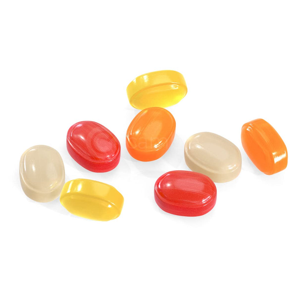 Strawberry Hard Candy Individually Wrapped by Cambie, 2 lbs of Strawberry Candy with a Deliciously Sweet Hard Exterior with a Soft, Fruit-Filled Center