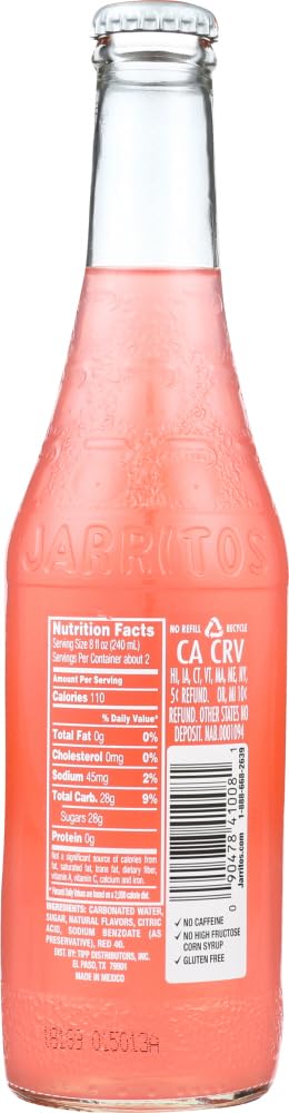 Jarritos Soda Guava 12.5 oz Bottle Pack of 3