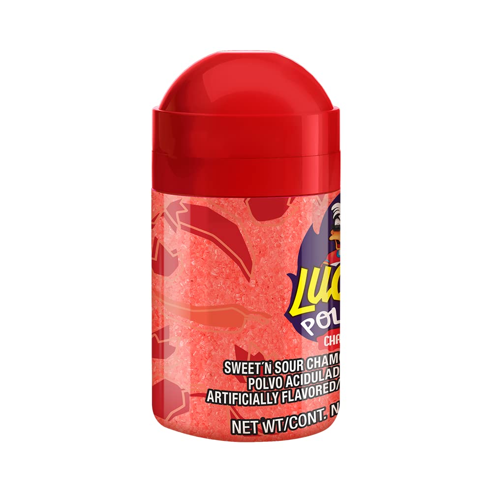 Lucas Powder Chamoy Flavored Candy, 0.71oz - 10 Pieces Pack for Treats, Fruit, Parties, Piñatas – Perfect treat for Easter Baskets