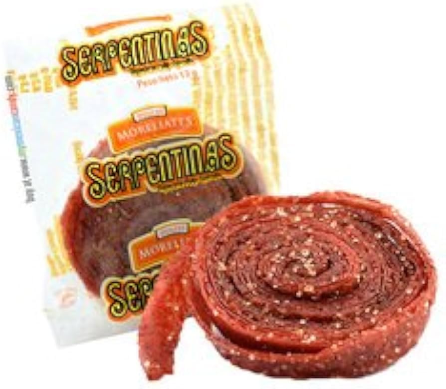 2 X Serpentinas Dulce Tamarindo Chile Y Sal Tamarind Mexican Candy 48 Pcs