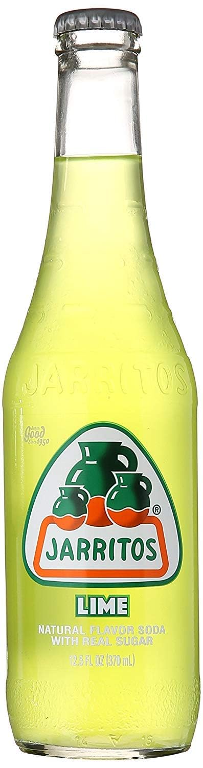Jarritos Mexican Soft Soda Drink, Grapefruit, Mandarin, Lime - Variety Pack, 12.5oz Glass Bottle Pack of 12