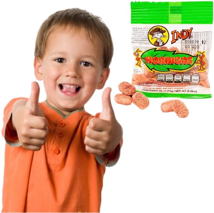 Indy Hormigas Watermelon Flavor Candies with Bittersweet and Spicy Powder