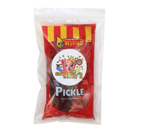 Chamoy Pickle Pouch - Jumbo Dill Pickle Chamoy Flavored-Grandys Candys Individually Packaged For Freshness-Bold & Tangy Snack For On-The-Go Cravings (1 Count)