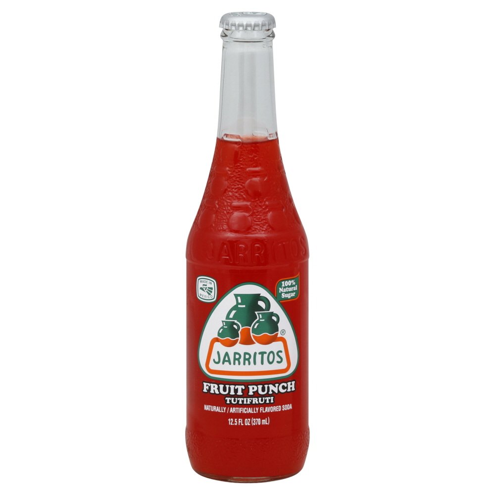 Jarritos Guava Soda 12.5 oz Glass Bottle Pack of 6