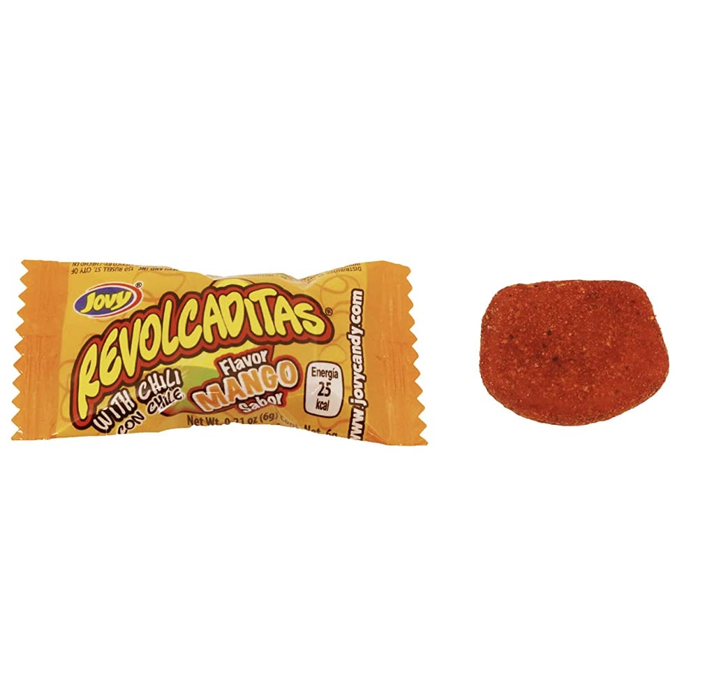 Jovy Revolcaditas Chili Watermelon Candy - Irresistible Sweet Heat in Every Bite! (6oz)