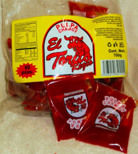 El Torito Regio Pulpitas De Chamoy Dulces Mexicanos Pulp Salted Candy 50 Pieces