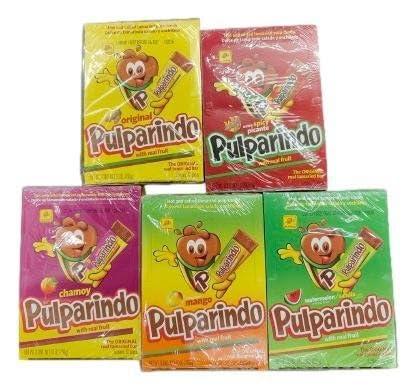 Mexican Tamarind Candy Variety Pack 5 Flavors Original Spicy Chamoy Mango Watermelon - 5 Boxes