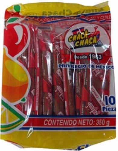 Chaca-Chaca Tamarindo De Frutas Sal Y Chile Tamarind Mexican Candy 10 Pcs…