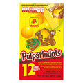 De La Rosa Pulparindots Tamarind Flavor, 12 Packets, 10 Pcs EA and 2 pulparindos tamarind flavor