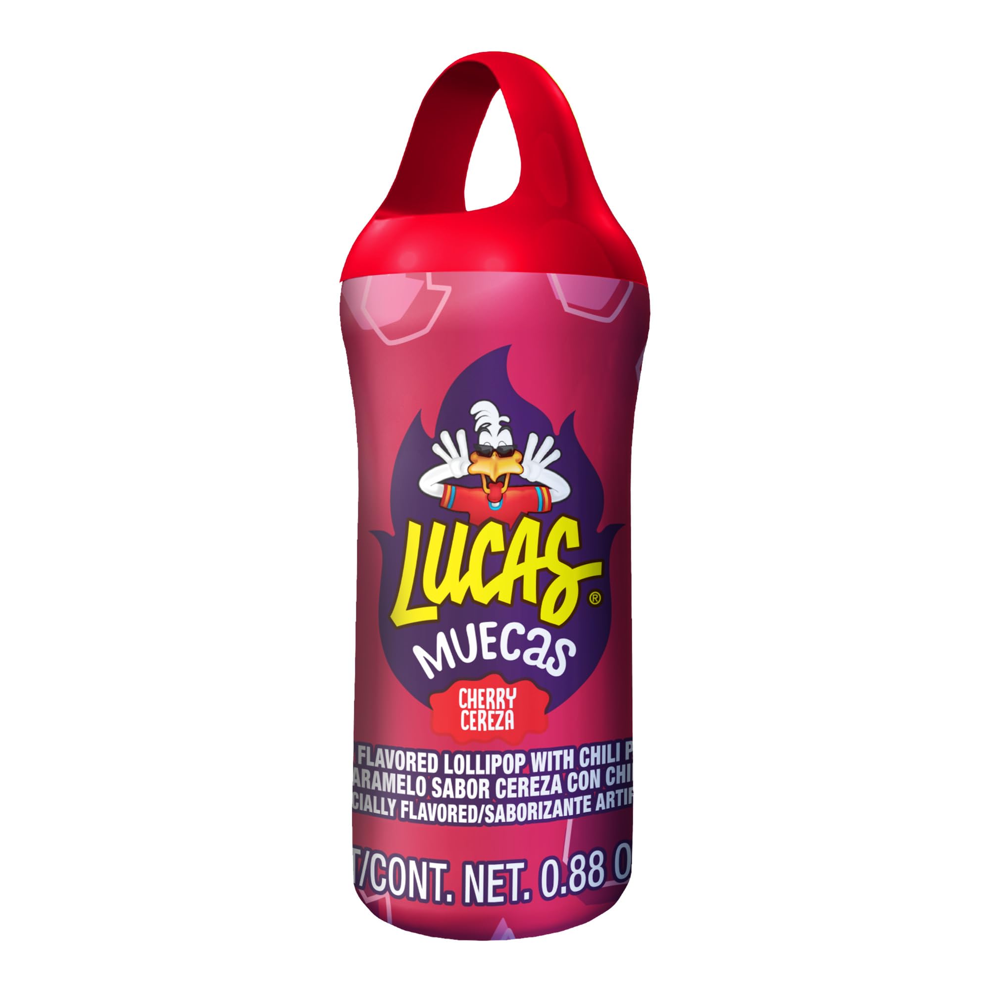 Lucas Muecas Cherry Flavor Lollipop With Chili Powder, 8.8 Ounce Perfect Treat