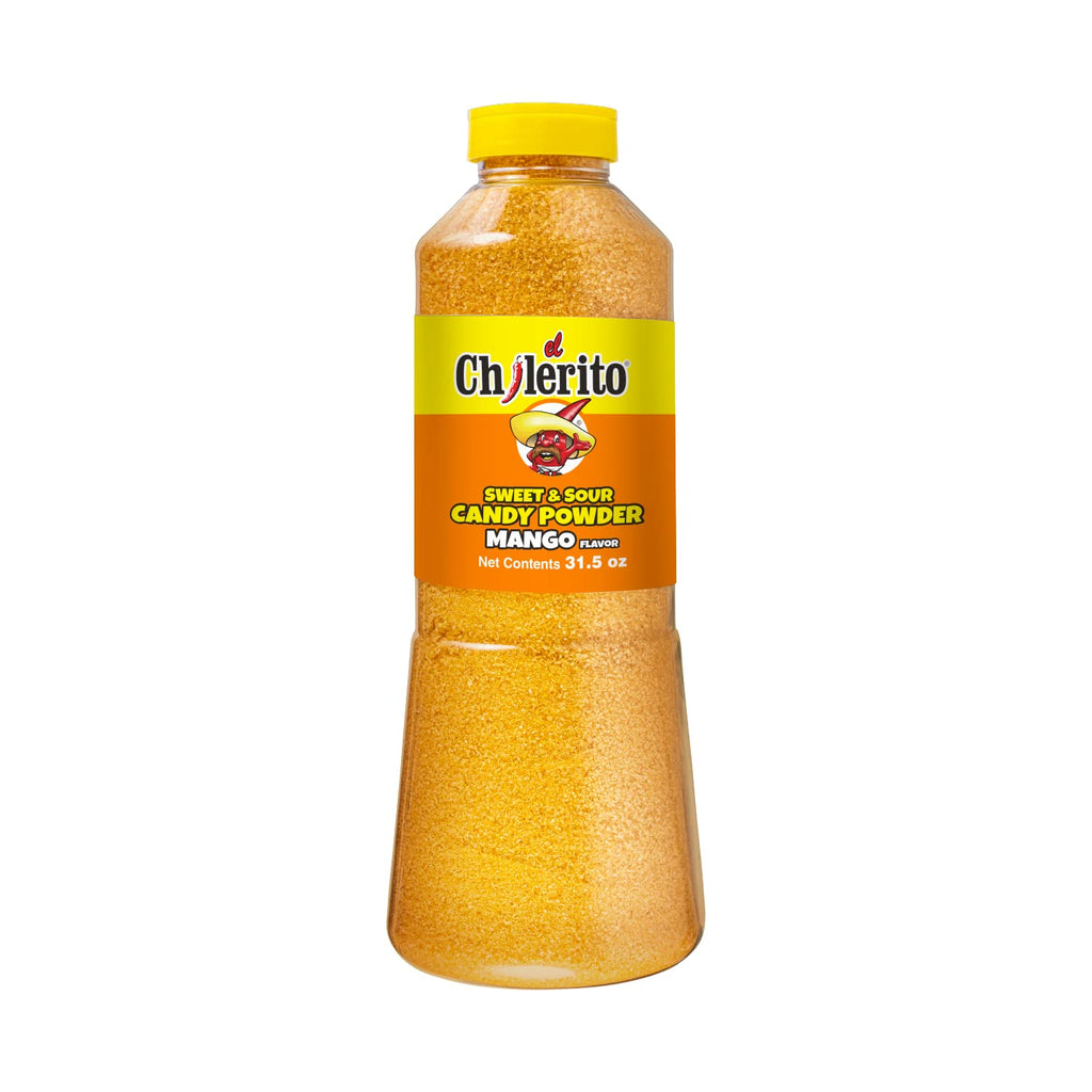 EL CHILERITO Candy Powder Chamoy Mango Flavor 900g/ 31.5 Fl. Oz - For Sweets, Snacks, Pastries, Drinks And Cocktails - To Share With Friends And Family - Kosher