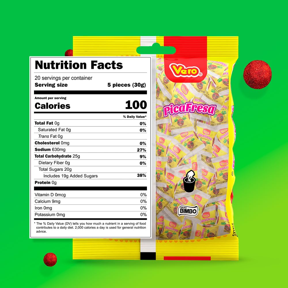 Vero Pica Fresca Strawberry Chili Gummies - 100ct