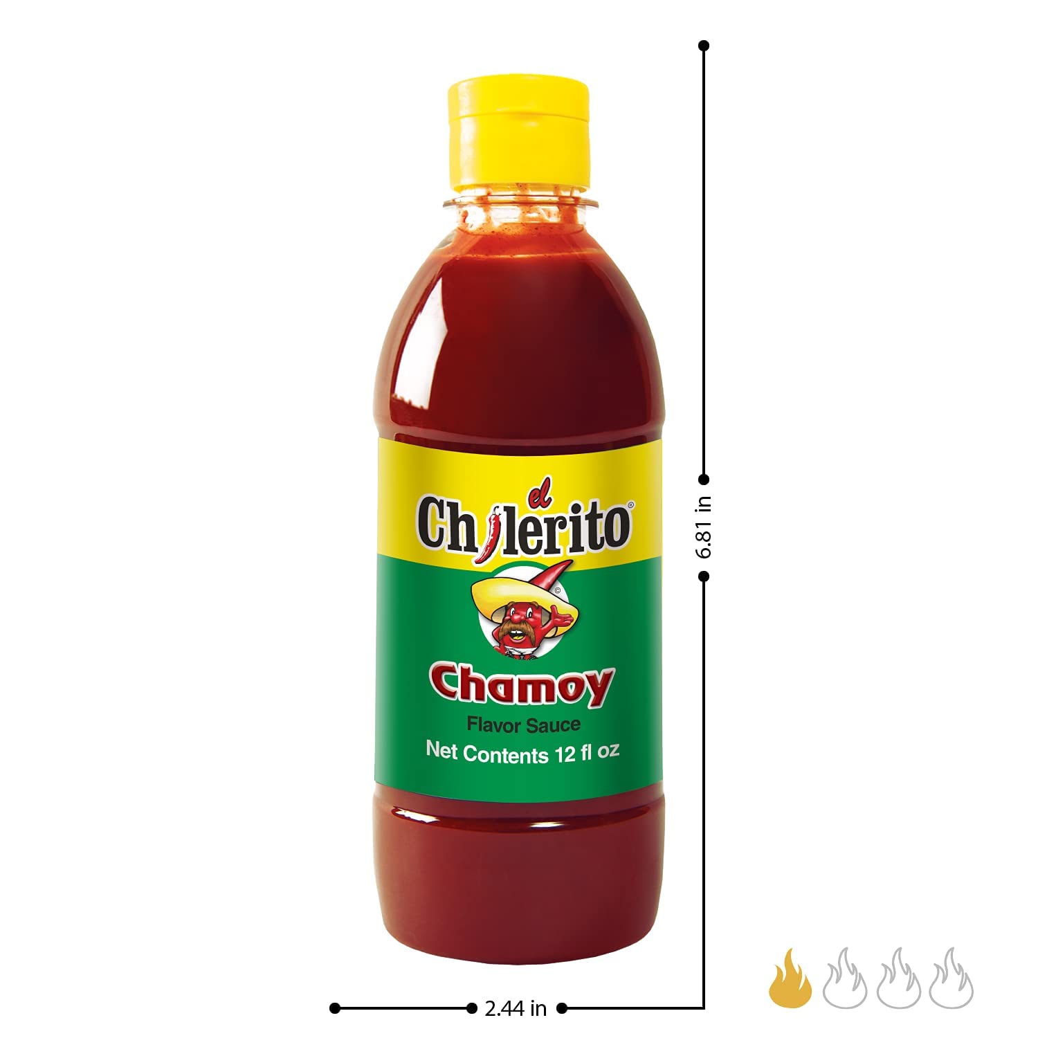 EL CHILERITO Combo Chamoy Sauce Mango Flavor 1L/ 33.8 Fl. Oz + Sauce Chamoy Flavor 355ml/ 12.0Fl. Oz - Mexican Food - Excellent For Garnishing Fruits And Snacks - Natural Ingredients - Bundle