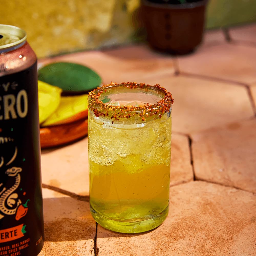 Thirsty Vaquero, Variety Pack, Mexican-inspired soda, Real Fruit Juice & Savory Spices, Organic Agave, Low Calorie | Lime, Salt & Chile, Watermelon Jalapeno, Mango Habanero (12-Pack | 16Oz Cans)