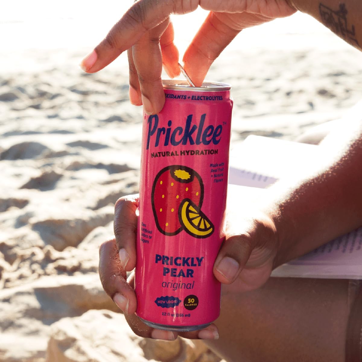 Pricklee Natural Hydration Drink – Prickly Pear, Wild Strawberry, Tropical Mango – Electrolytes + Antioxidants, Low Sugar, No Artificial Sweeteners – Non-Carbonated, Caffeine-Free – Cactus Water-Based (12 oz cans, 12 pack, 4 of each flavor)
