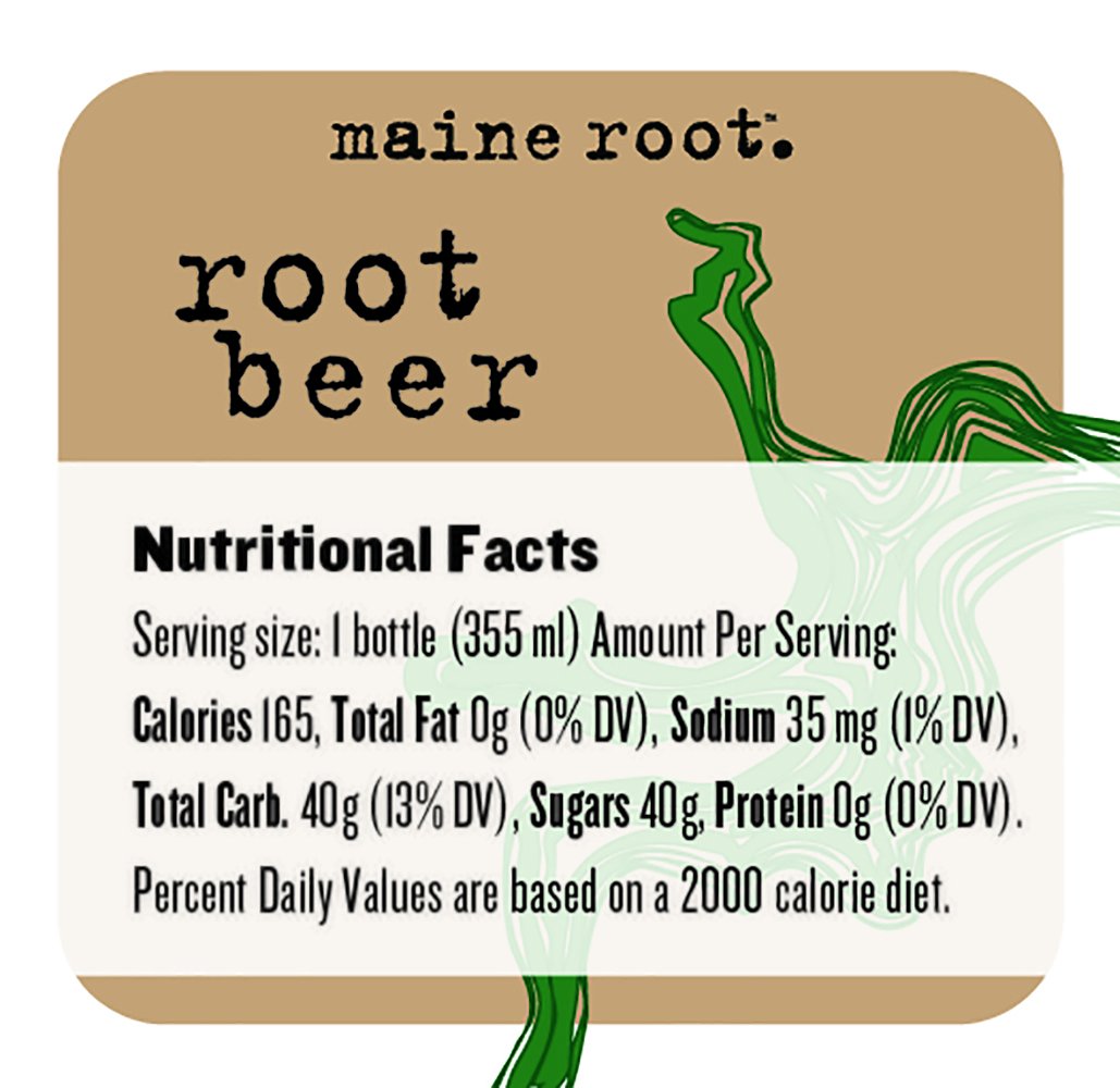 Maine Root Soda - Fair Trade Craft Soda in Glass Bottles (Mexicane 12 Pack)