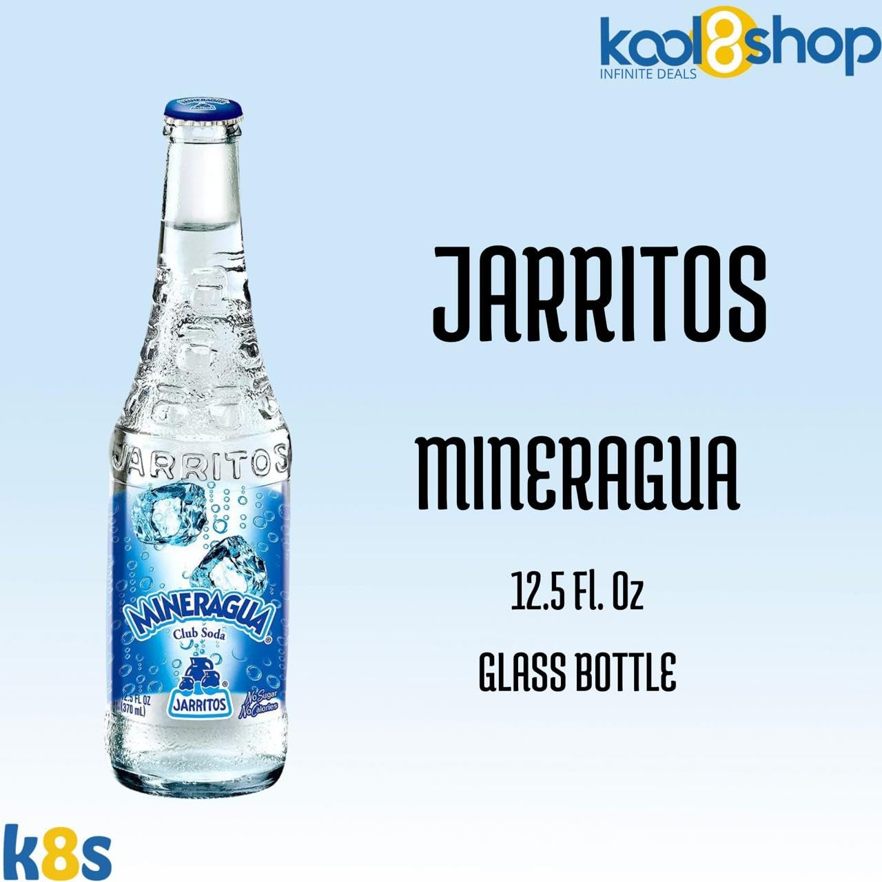 Jarritos Variety Pack Mexican Soft Soda Drink 12 fl oz Glass Bottles 12 Pack + 15 Sugarcane Disposable Straws by KOOL8SHOP Infinite Deals