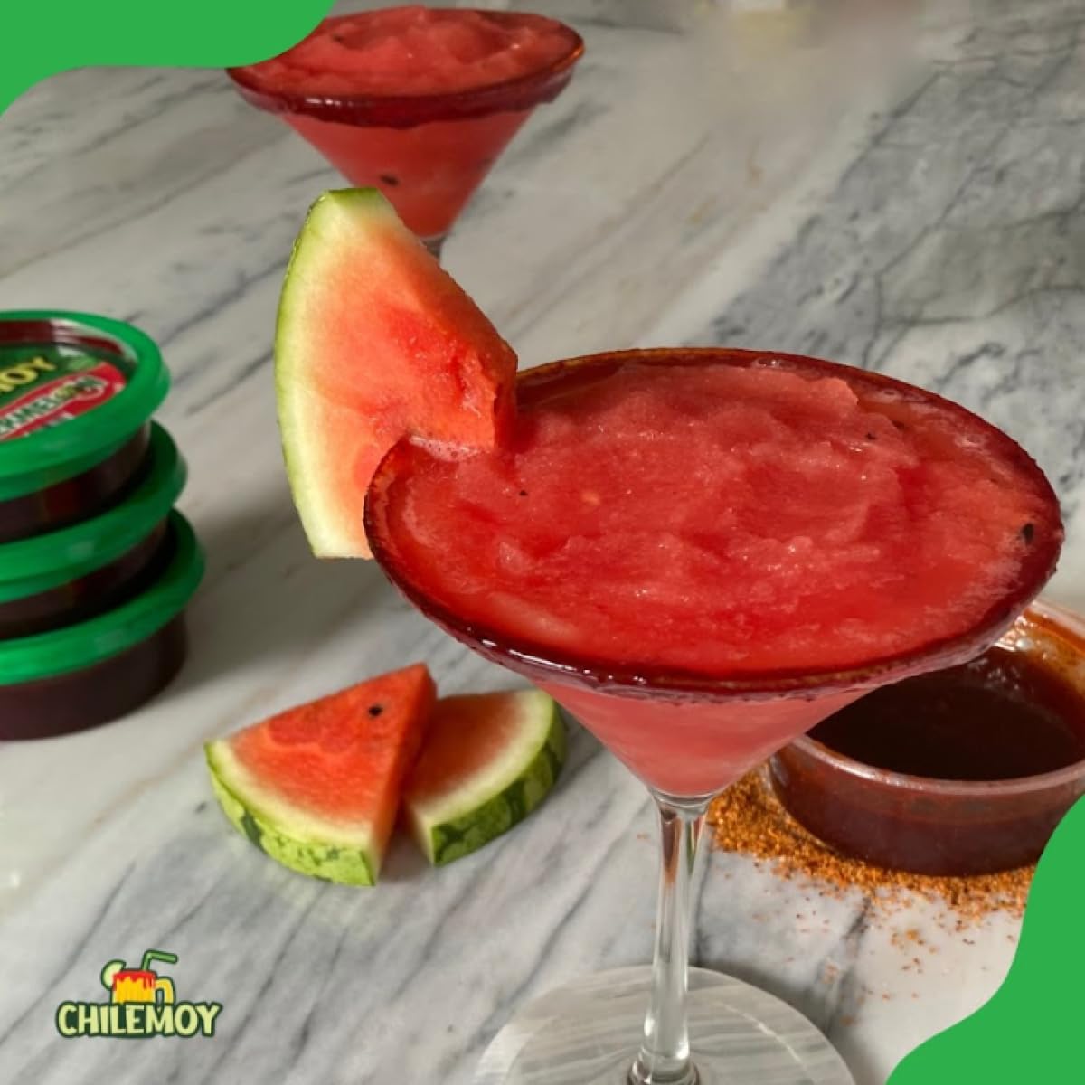 CHILEMOY Rim Dip Chamoy | Handcrafted Mexico | Chamoy Rim Paste for Cocktails, Beer, Seltzer, Michelada Rim Dip | Tajin Rimmer for Cocktails 8oz Mango
