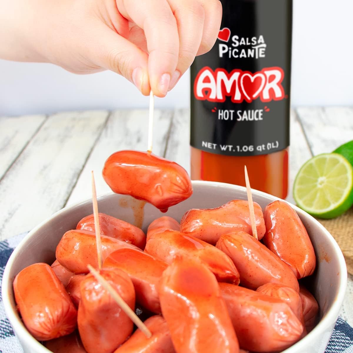 Amor Mexican Chili Pepper Sauce, 33 fl oz, Pack of 2