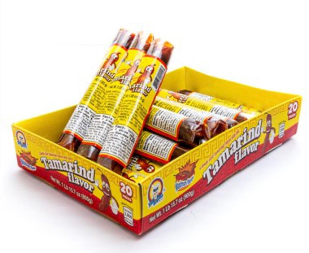 Tamarind Rolls Mexican Candy - Rollos De Tamarindo 20 Ct.