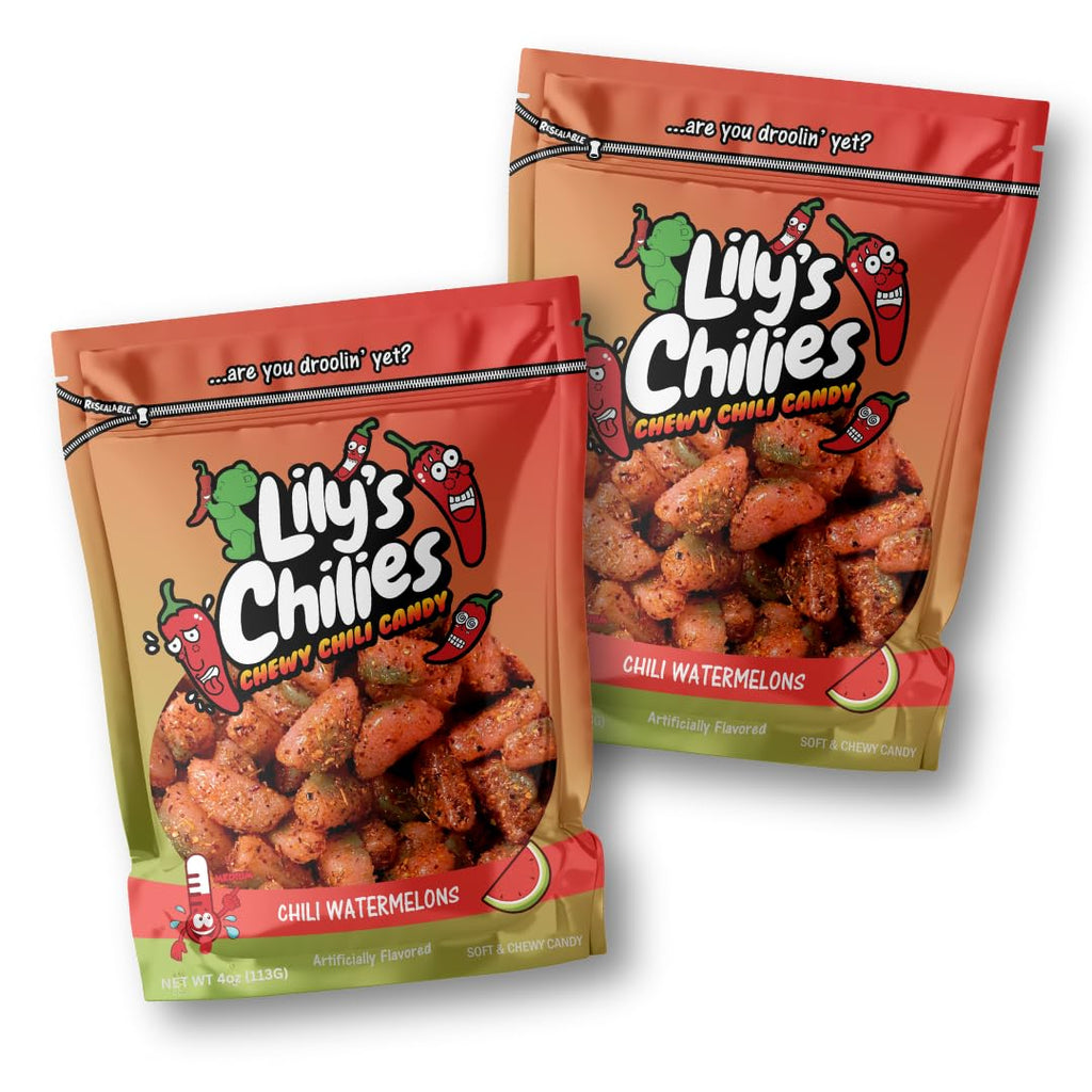 Lilys Chilies, Sour and Chili Chewy Candy (Chili Strawberry Belts)