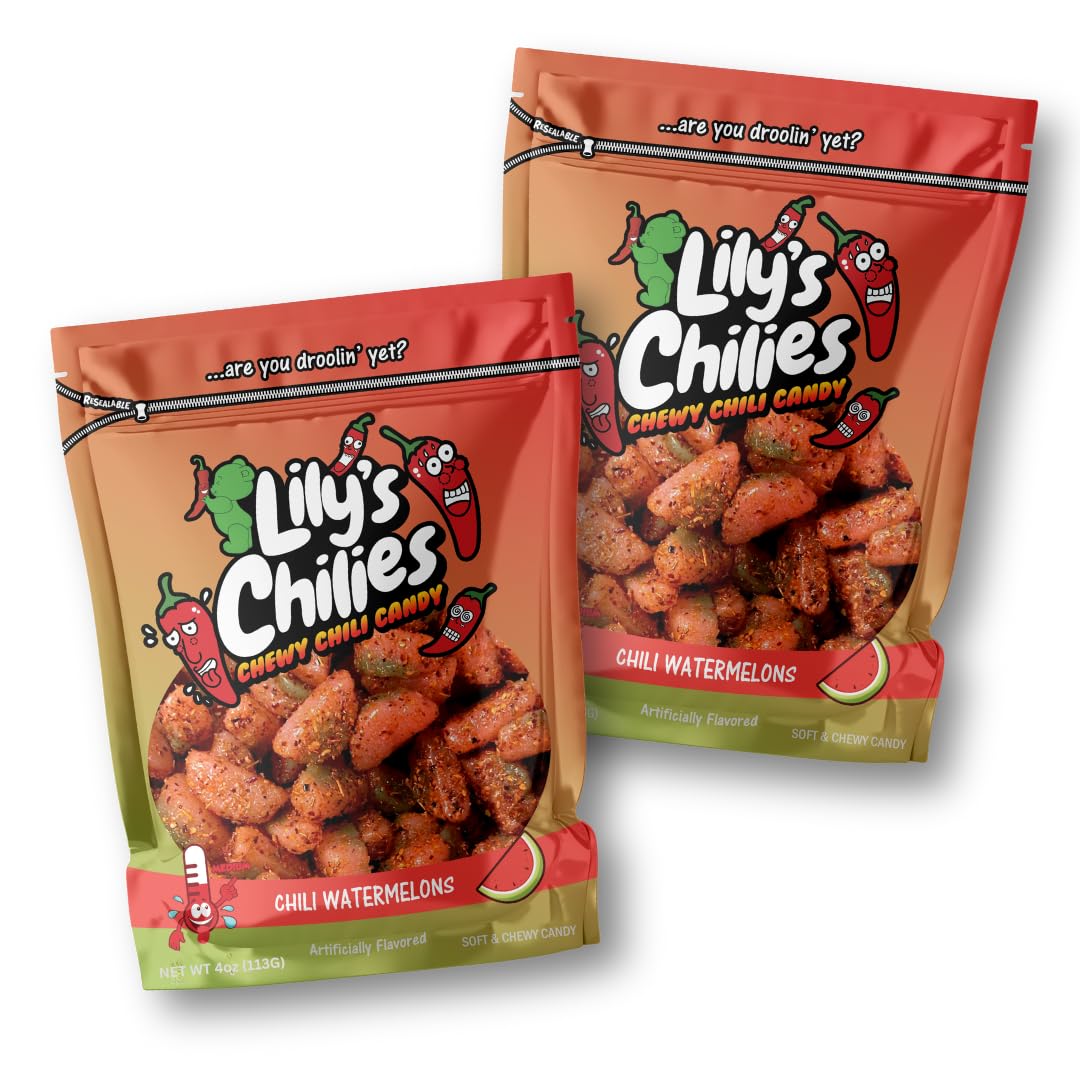 Lilys Chilies, Sour and Chili Chewy Candy (Chili Strawberry Belts)