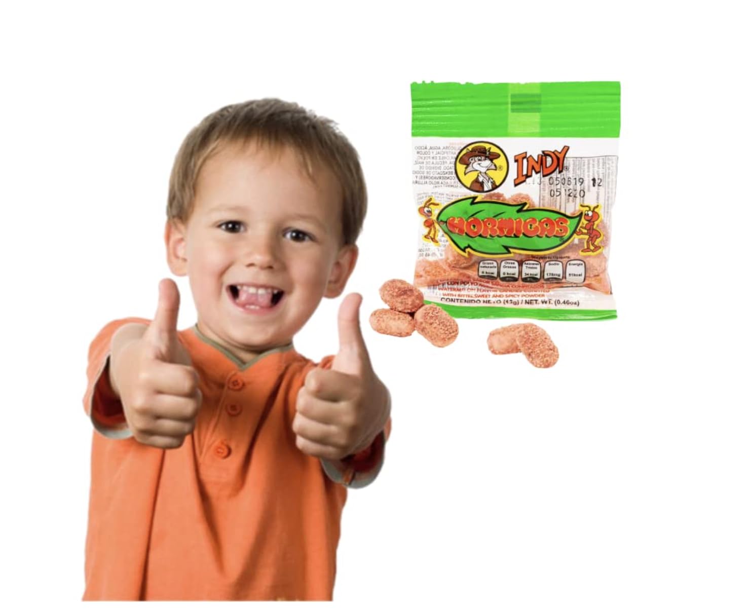 2 Packs - Hormigas Watermelon Flavor Mexican Candies Confited with Spicy Powder 24 pcs