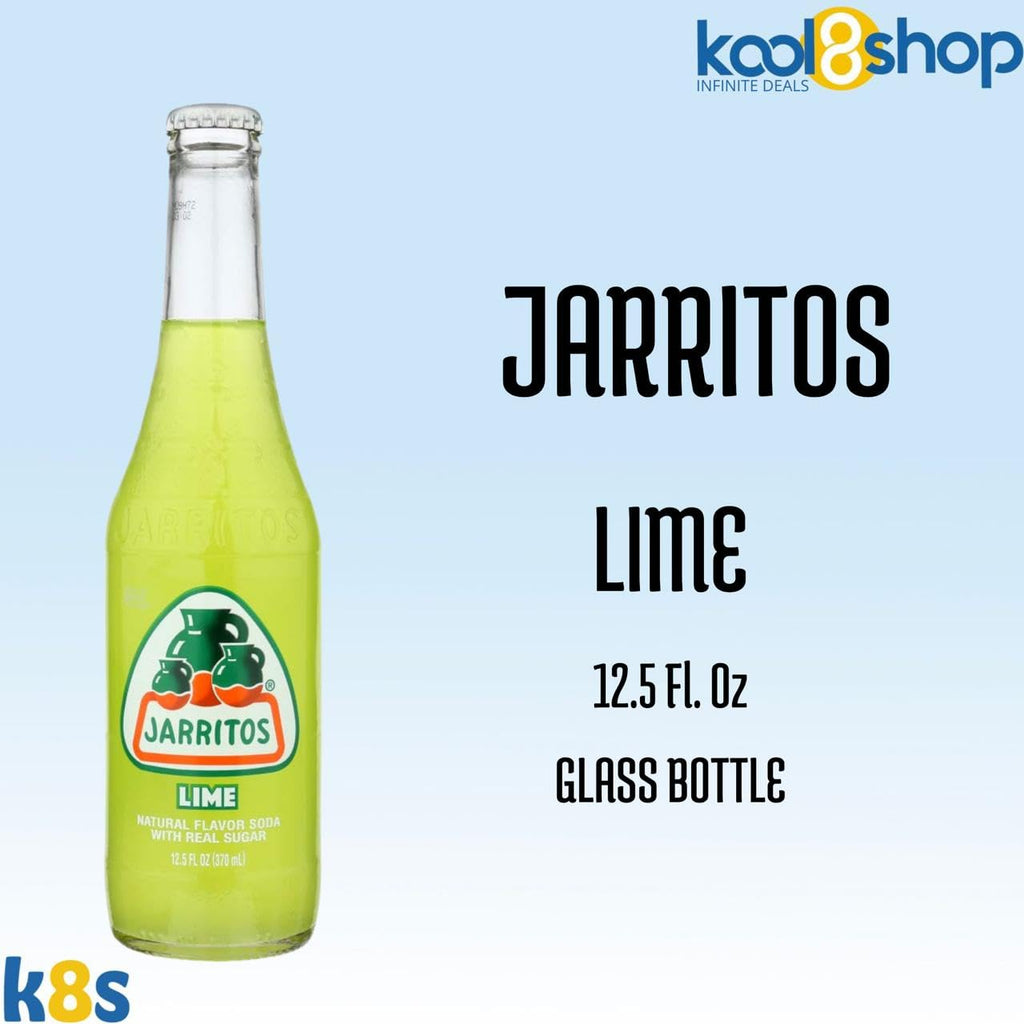 Jarritos Variety Pack Mexican Soft Soda Drink 12 fl oz Glass Bottles 12 Pack + 15 Sugarcane Disposable Straws by KOOL8SHOP Infinite Deals