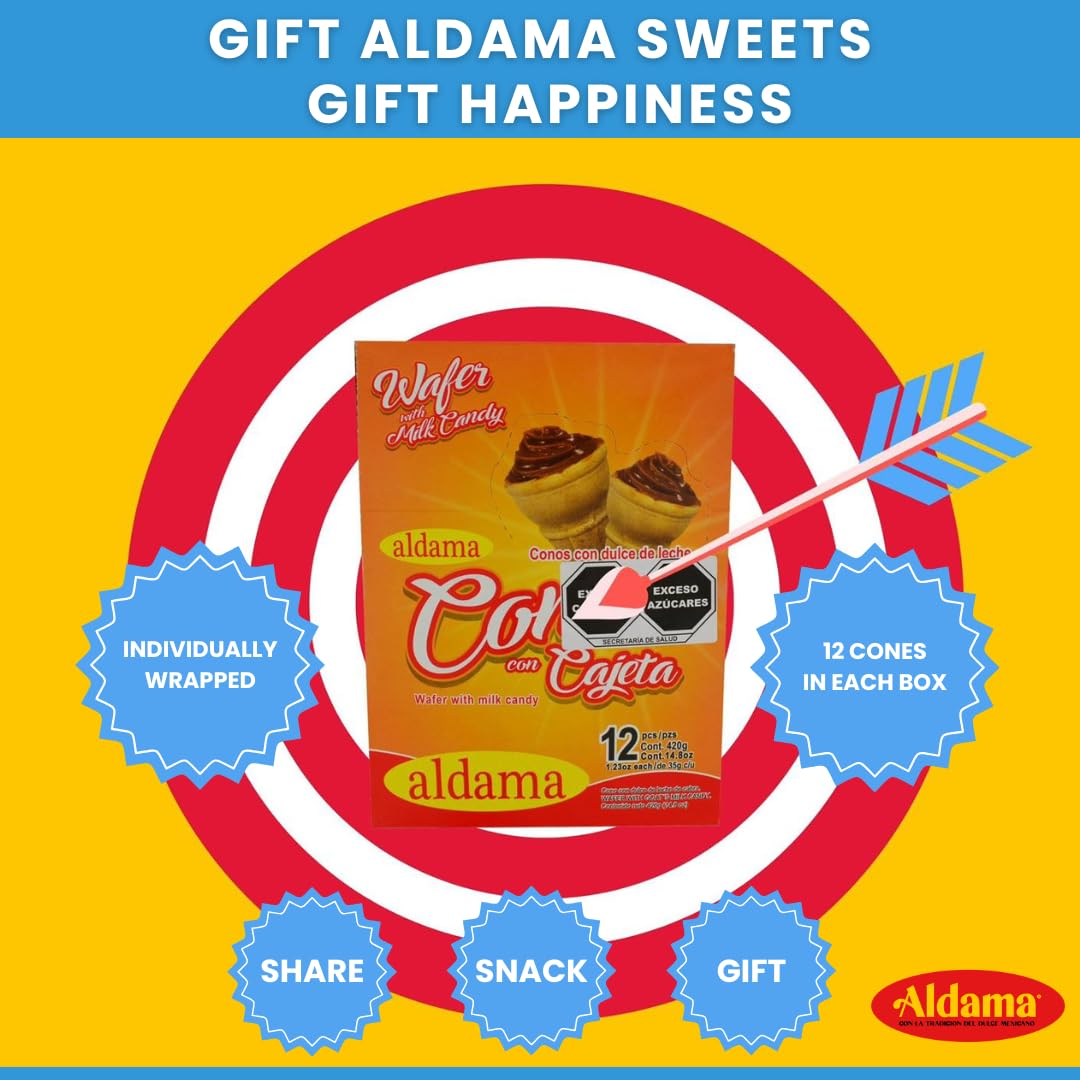 ALDAMA Megasurtido Bag (12-Count) – Assorted Mexican Candy | Wafer, Caramel & Chewy Traditional Sweets | Authentic Latin Flavor Variety Pack