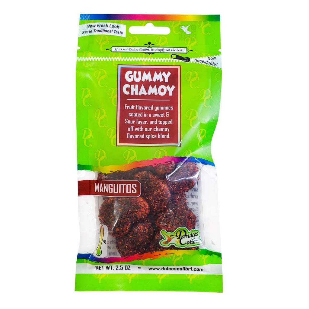 Dry Chamoy Coated Mango Gummies | 9oz Jar | PREMIUM | Mess Free | Authentic Bold Mexican Flavors | Artisan Made, Fresh & Delicious|