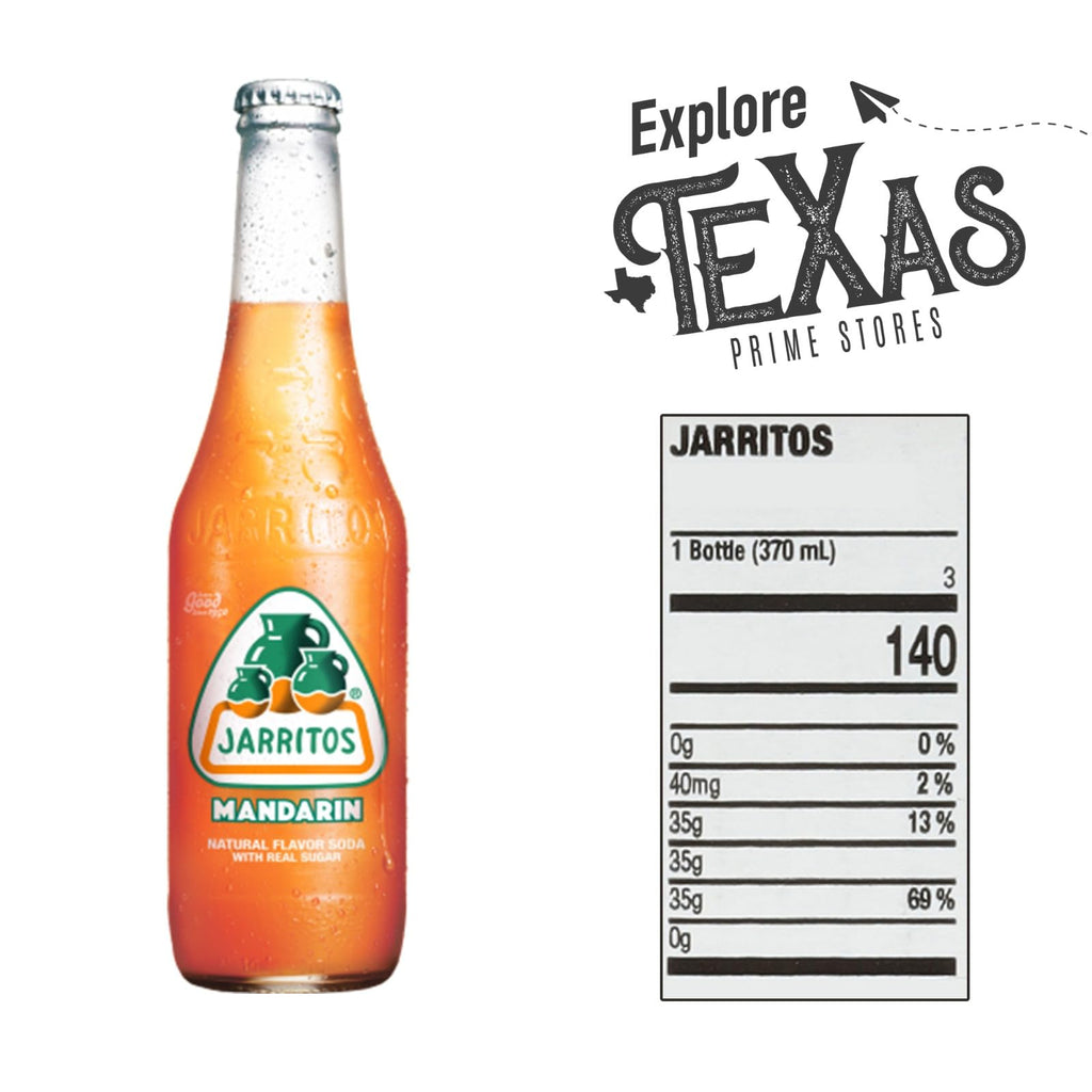 Jarritos 12-Pack of Mango Mexican Soft Drink Glass Bottle 12 fl oz Made with 100% Natural Sugar