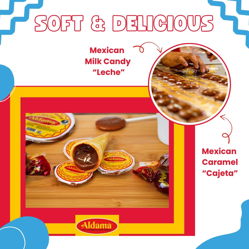 ALDAMA Megasurtido Bag (12-Count) – Assorted Mexican Candy | Wafer, Caramel & Chewy Traditional Sweets | Authentic Latin Flavor Variety Pack