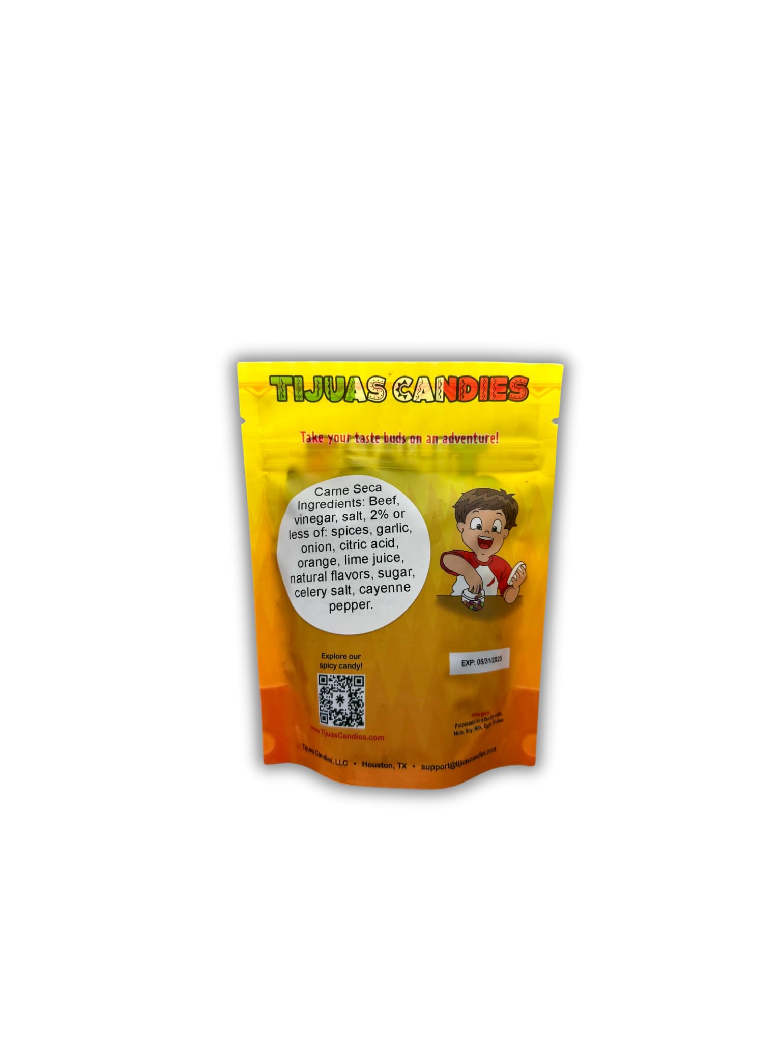 Tijuas Spicy Chamoy Gusherz Fruit Candies | Sweet, Sour & Spicy, Chamoy Coated, Mexican-Style Dulces Enchilados