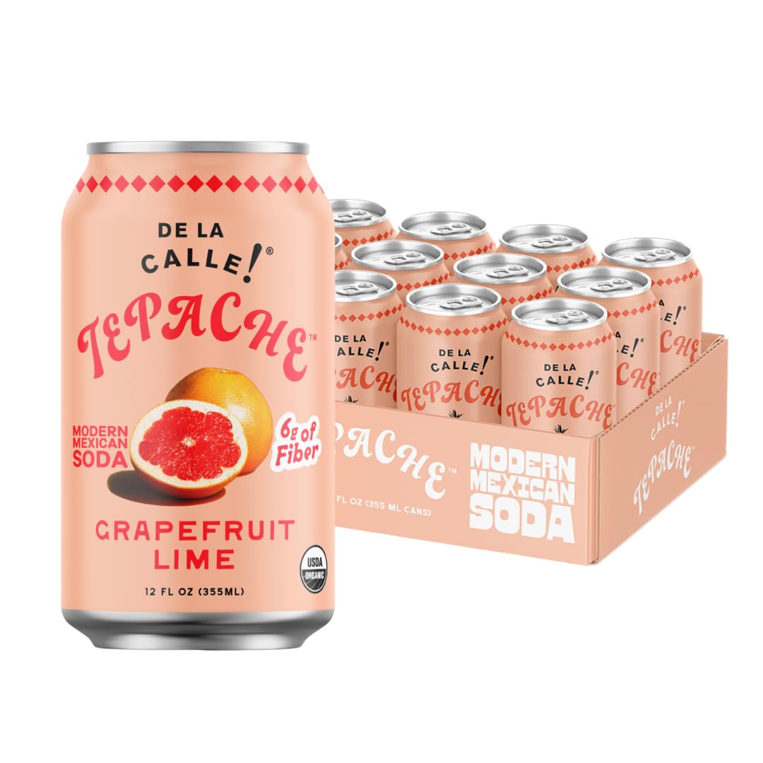 De La Calle Tepache - Mixta Variety Pack - Modern Mexican Soda - Craft Fermented Pineapple Sparkling Beverage - Certified Organic, Non-Alcoholic, Healthy Soda, Low Sugar, Low Calorie, Non-GMO