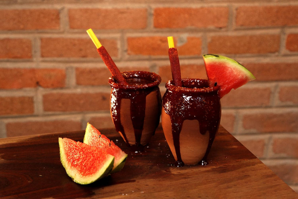 LICHANA Premium Rim Dip 9oz 12.5% More - Chamoy Paste 100% Mexican Handcrafted, Candy Dip For Drinks, Cocktails, Michelada, Beer, Seltzer, Rim Dressing (Watermelon)