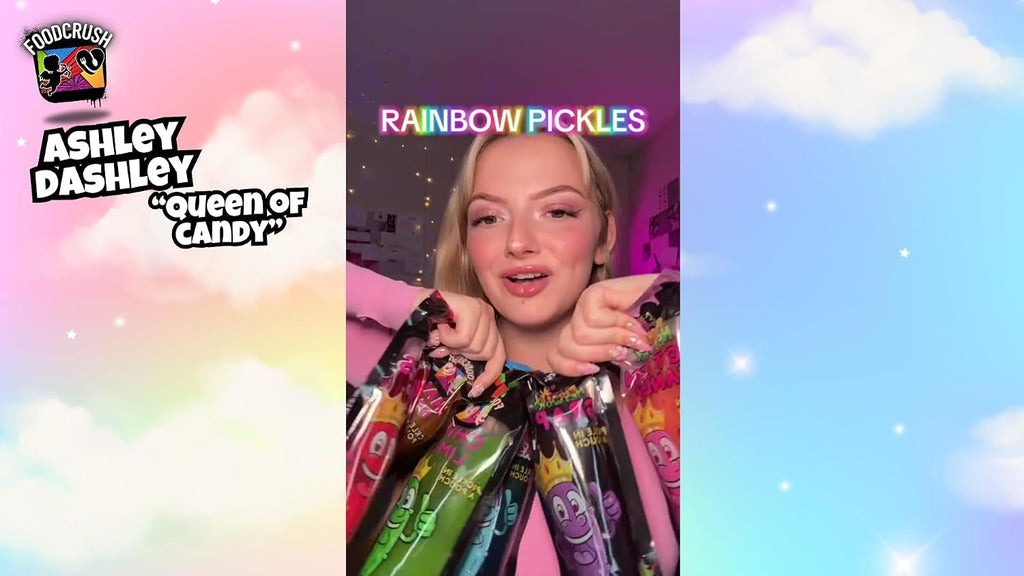Chamoy Pickle Kit X 3 (33 Pcs) – Chamoy, Blue Raspberry & Hot Lime Pickles with Cotton Candy Crunch – Viral TikTok Candy Gifts, Christmas Care Package Variety Pack for Kids, Teens, Boys & Girls