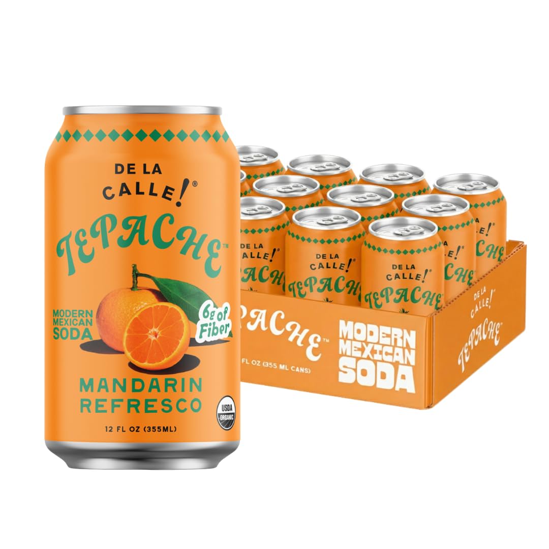 De La Calle Tepache - Mixta Variety Pack - Modern Mexican Soda - Craft Fermented Pineapple Sparkling Beverage - Certified Organic, Non-Alcoholic, Healthy Soda, Low Sugar, Low Calorie, Non-GMO