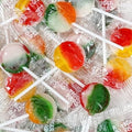 Tiger Pop Lollipops Assorted Mix Fruit Flavors-1.5 lbs Flat and Round Lollipops, Individually Wrapped for Freshness and Convenience- Swirl of Mixed Flavors great for adults and kids of all ages(24 oz)