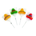 Fun Express Sombrero Suckers, Set of 12, Multi Color | Individually Wrapped, Fiesta And Cinco De Mayo Candy