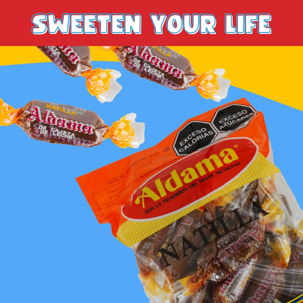 ALDAMA Megasurtido Bag (12-Count) – Assorted Mexican Candy | Wafer, Caramel & Chewy Traditional Sweets | Authentic Latin Flavor Variety Pack