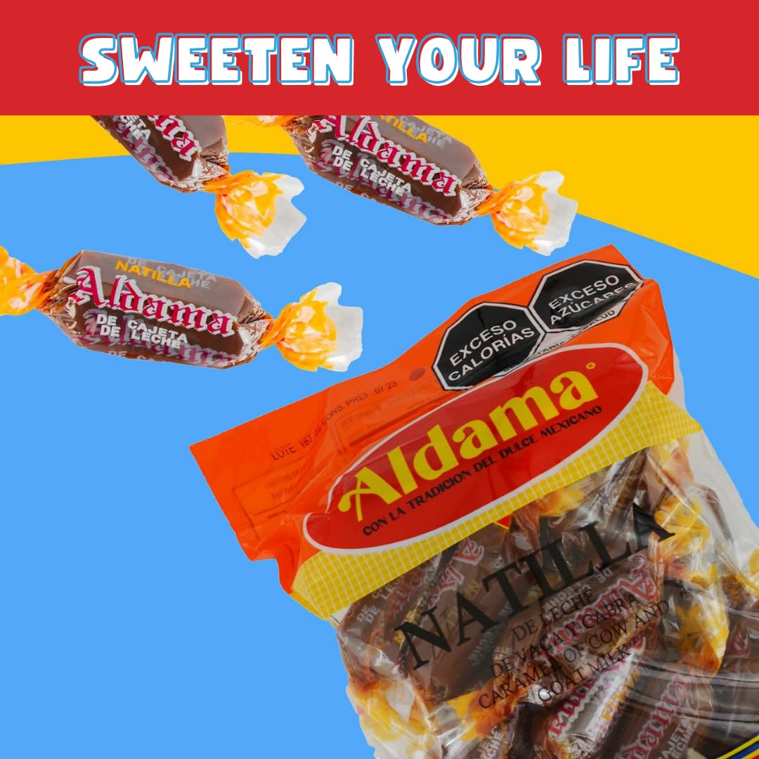 ALDAMA Megasurtido Bag (12-Count) – Assorted Mexican Candy | Wafer, Caramel & Chewy Traditional Sweets | Authentic Latin Flavor Variety Pack