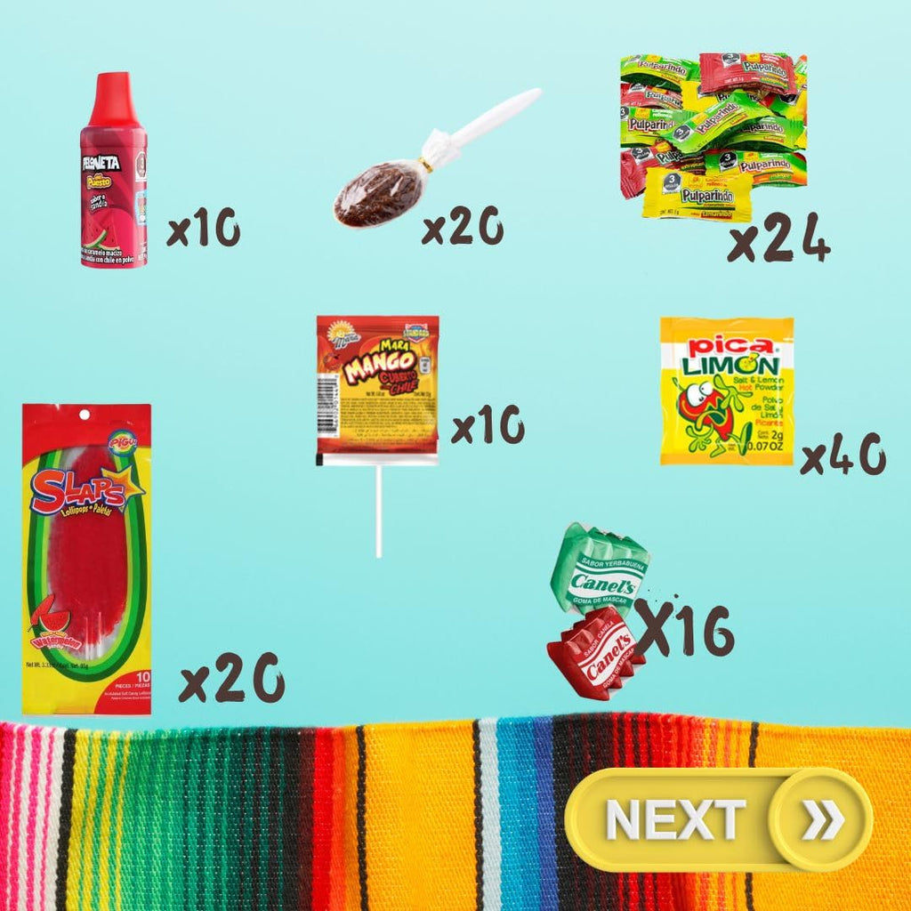 5 Pounds Box, 200+ Mexican Candy Variety Pack - Bulk Mexican Candy - Great For Pinata, Office, & Gifting by MA LIT CANDY