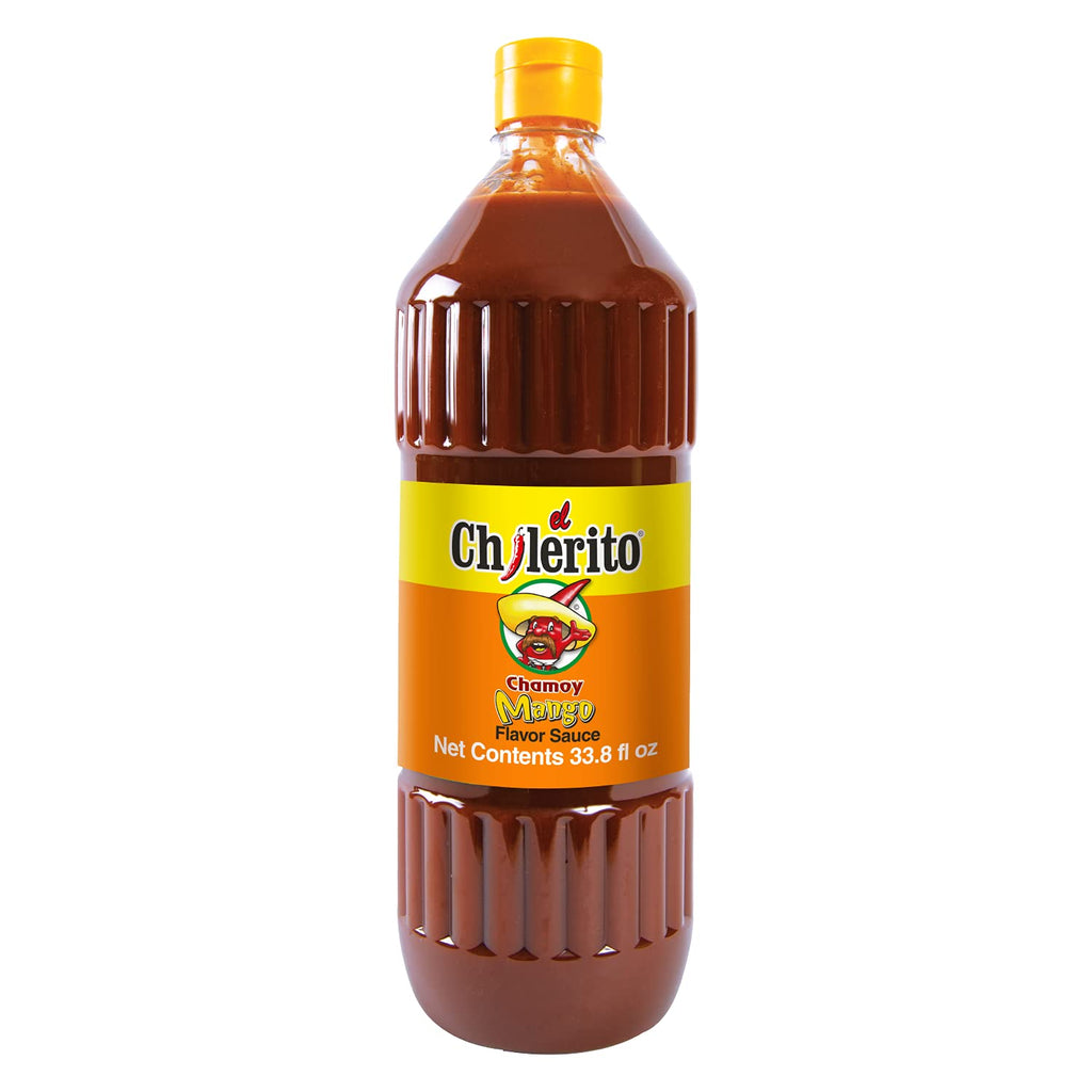El Chilerito Chamoy/Mango Flavor Sauce – Net Wt 33.8 fl oz. (1lt)